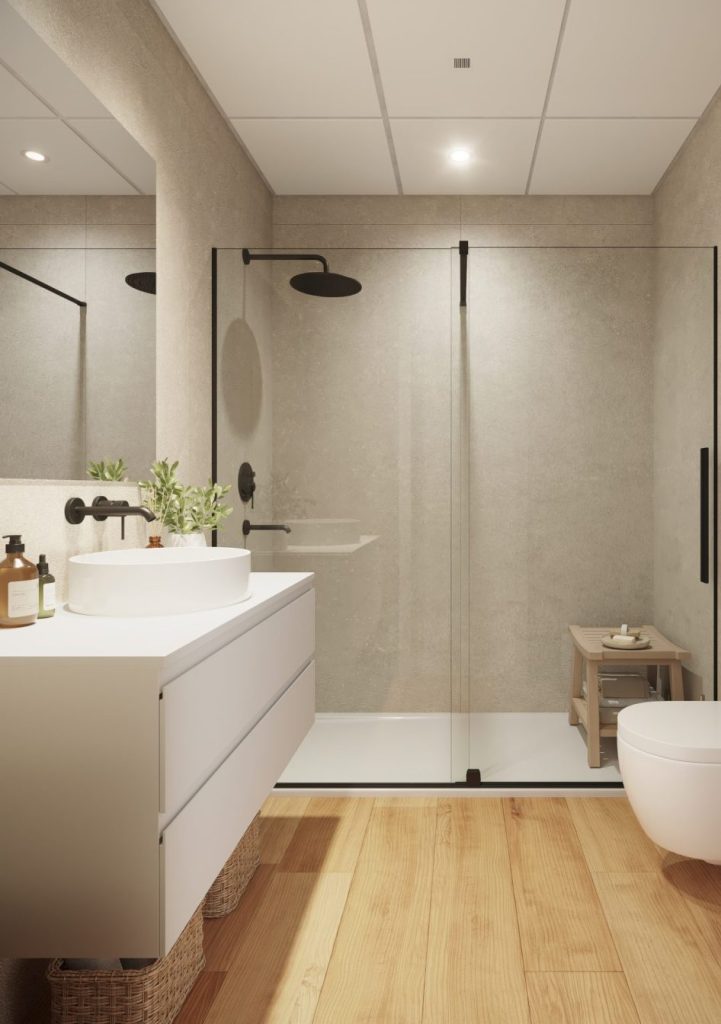 Baño de la promoción Almara en Rincón de la Victoria